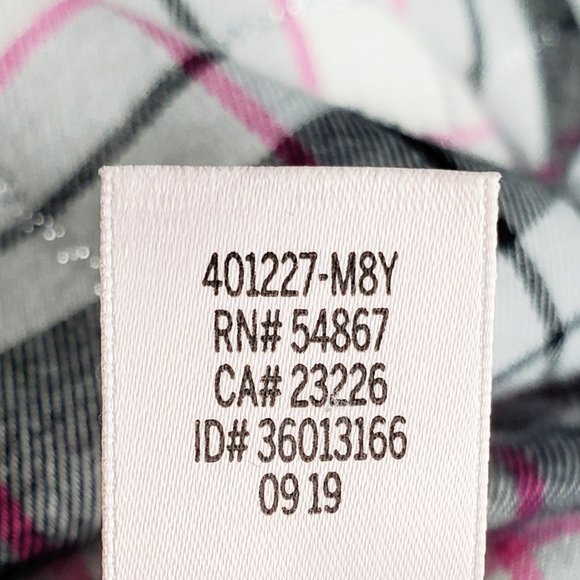 Victoria's Secret Pajama Plaid Flannel Button Down Sleep Shirt Women's XS - Picture 11 of 12